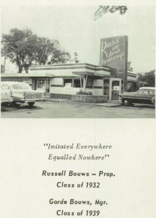 Russ - Zeeland High School - Stepping Stone Yearbook Class Of 1959 (newer photo)